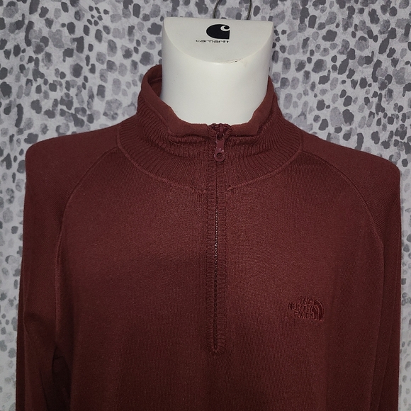 The North Face Men's Quarter Zip Pull Over Sweater Size XXL - Picture 2 of 9